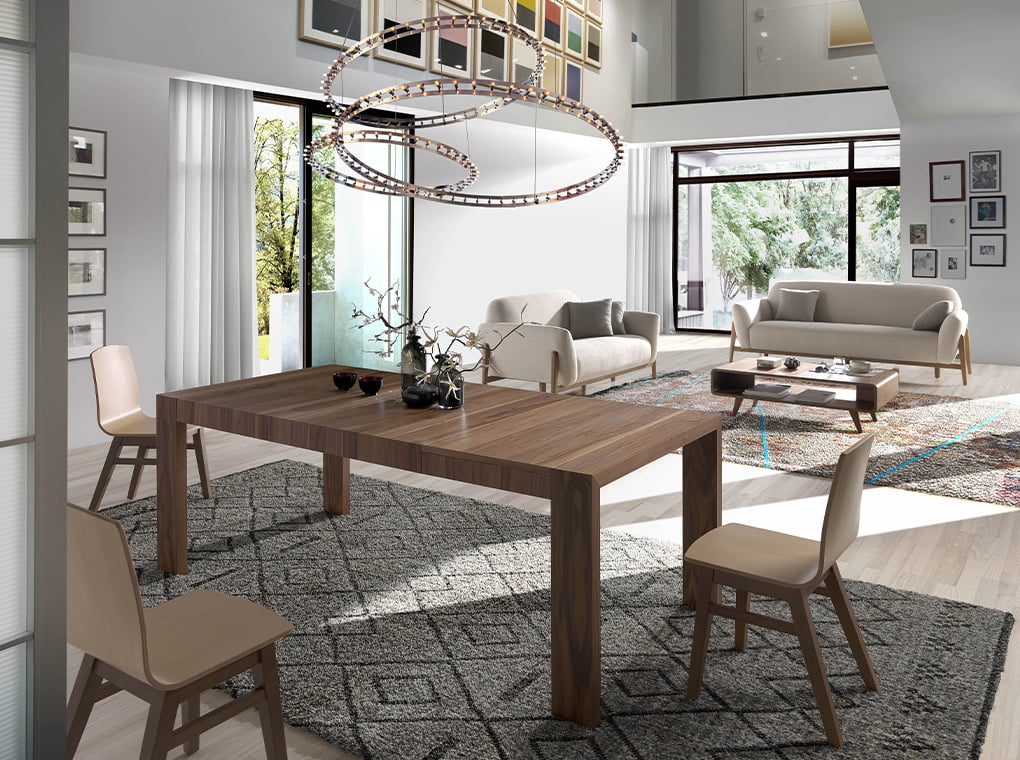 Japandi Eettafel Chiza ™ ~ Uitschuifbaar