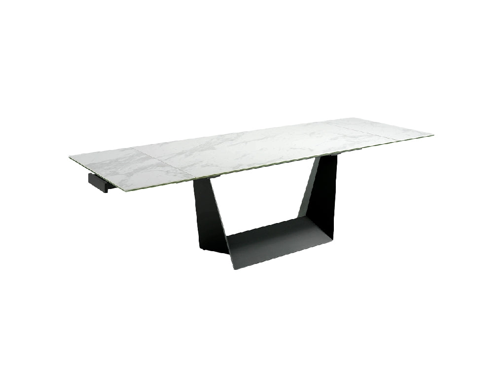 Japandi Marmeren Eettafel Engaru ™ ~ Uitschuifbaar