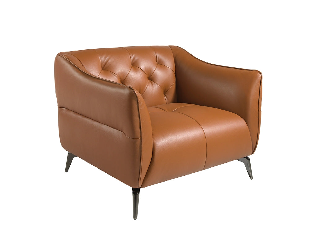 Japandi Fauteuil Agui ™ ~ runderleer