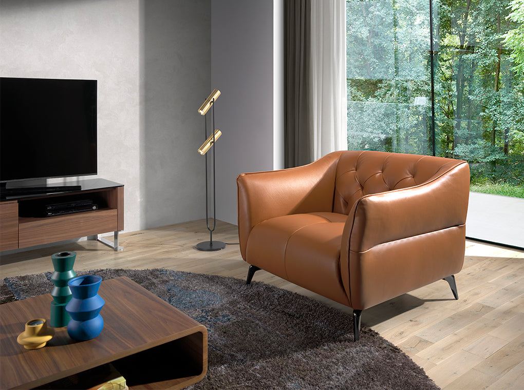 Japandi Fauteuil Agui ™ ~ runderleer