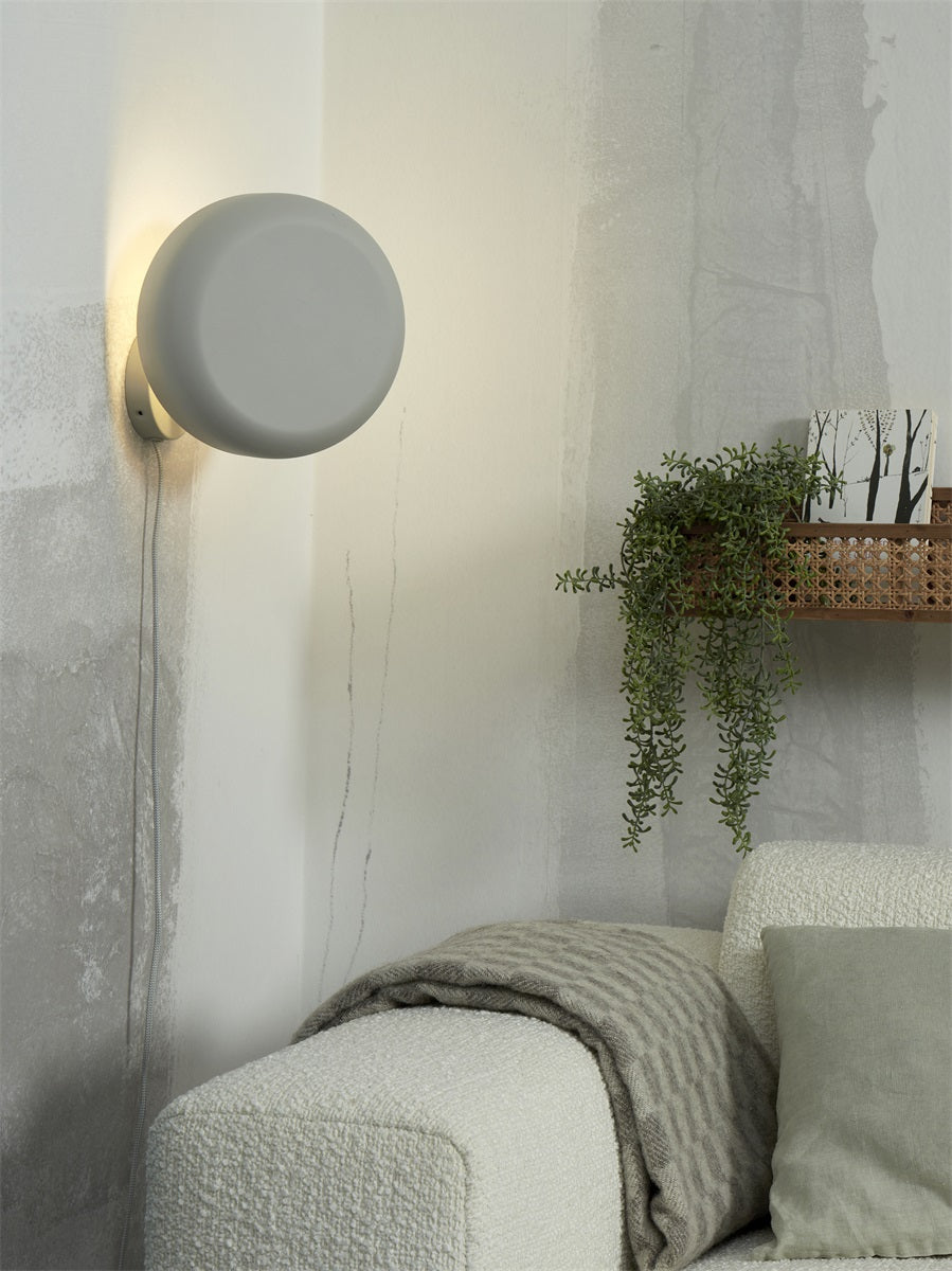 Wandlamp Porto Lichtgrijs