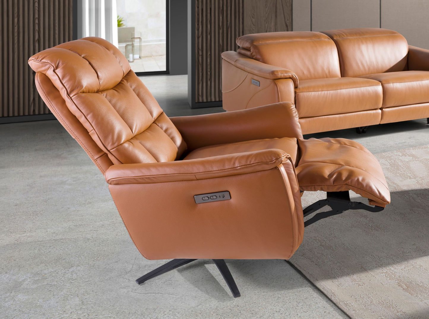 Japandi Fauteuil Shigo ™ ~ Bruin