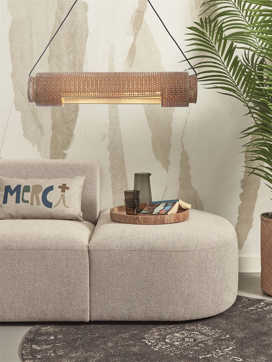 Hanglamp Bhutan Cilinder Naturel