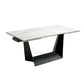 Japandi Marmeren Eettafel Engaru ™ ~ Uitschuifbaar