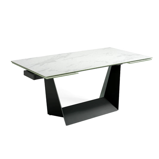 Japandi Marmeren Eettafel Engaru ™ ~ Uitschuifbaar