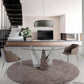 Japandi Eettafel Origami ™ ~ Chroom