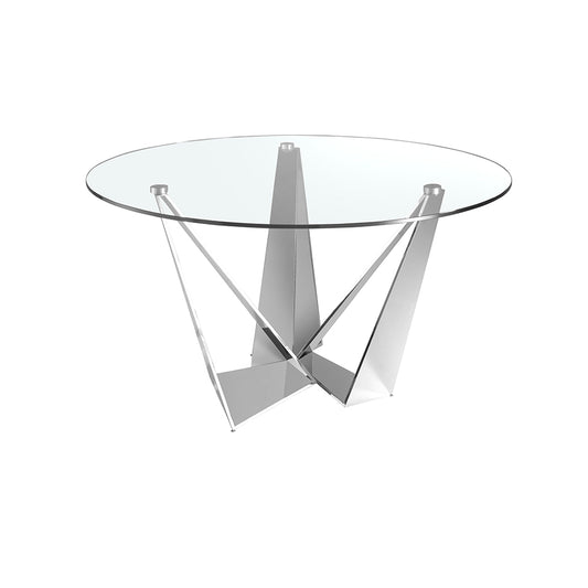 Japandi Eettafel Origami ™ ~ Chroom