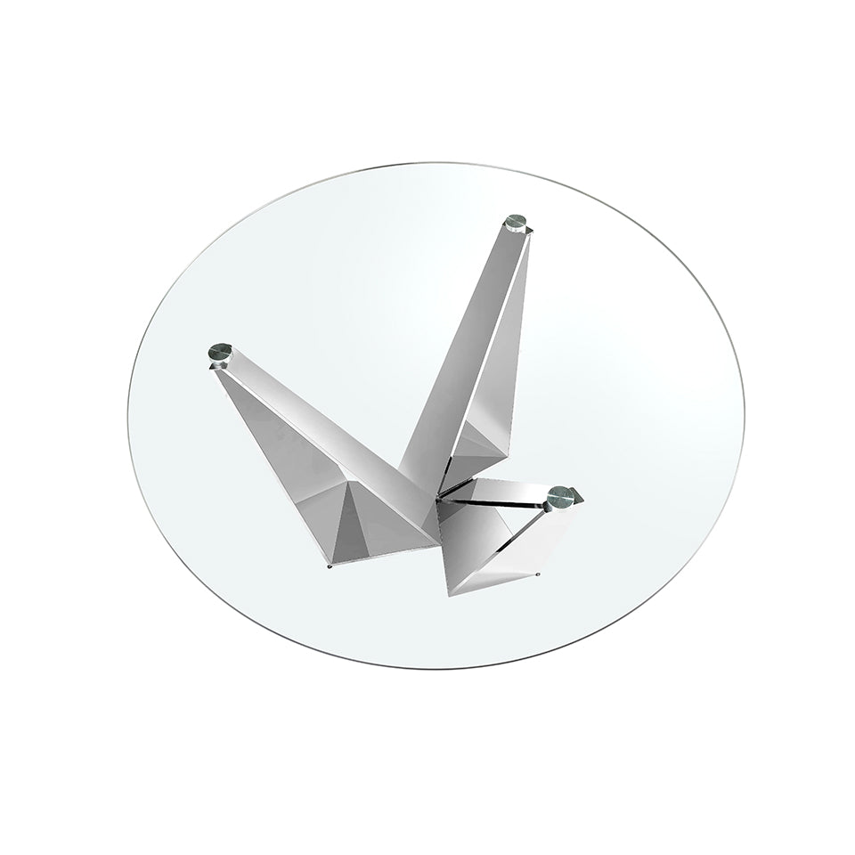Japandi Eettafel Origami ™ ~ Chroom