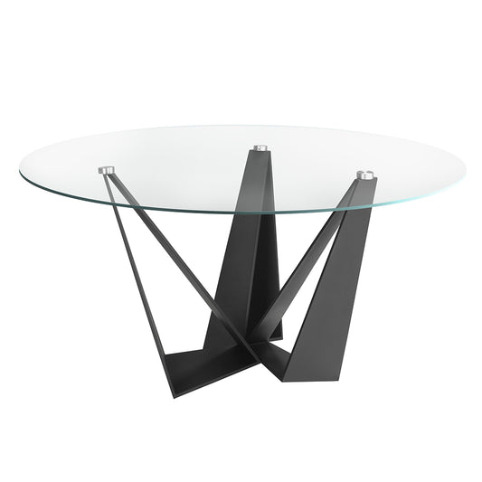 Japandi Eettafel Origami ™ ~ Zwart