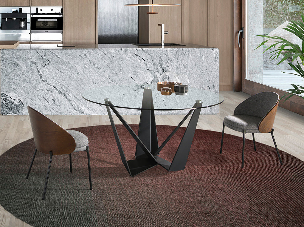 Japandi Eettafel Origami ™ ~ Zwart