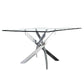 Japandi Eettafel Katana ™ ~ Chrome