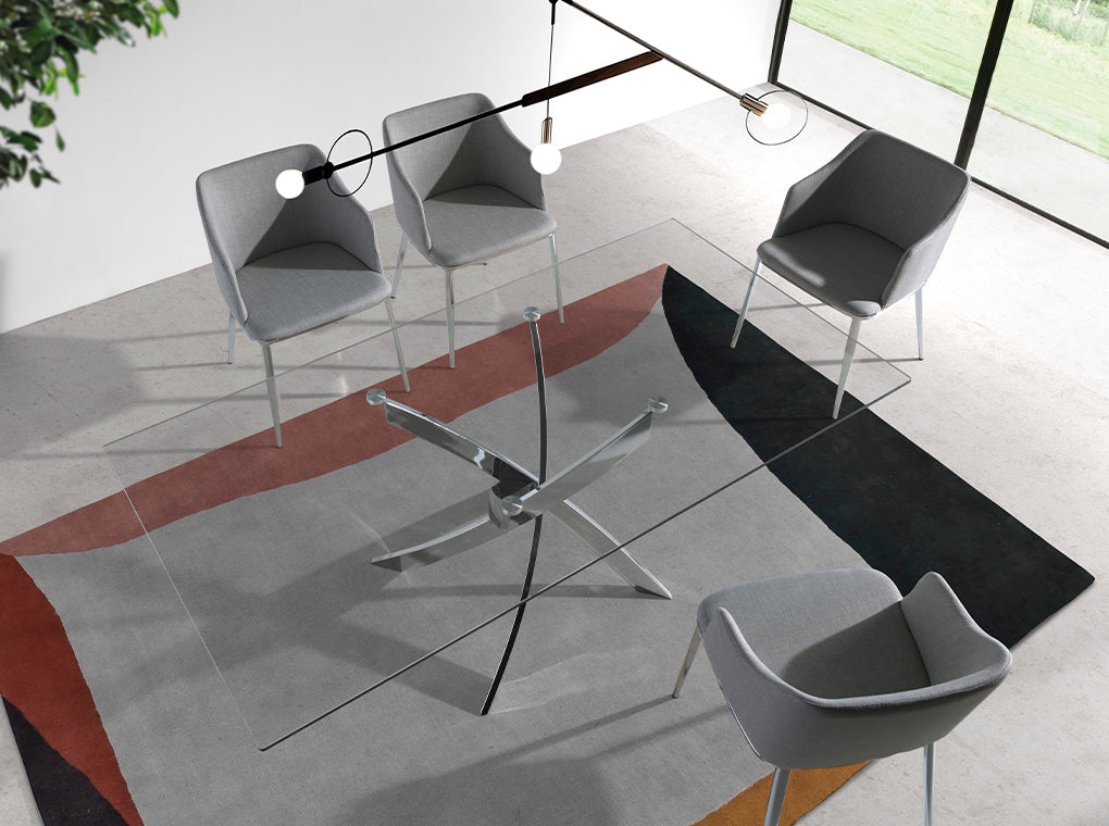 Japandi Eettafel Katana ™ ~ Chrome