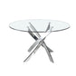 Japandi Eettafel Katana ™ ~ Rond Chroom