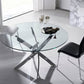 Japandi Eettafel Katana ™ ~ Rond Chroom