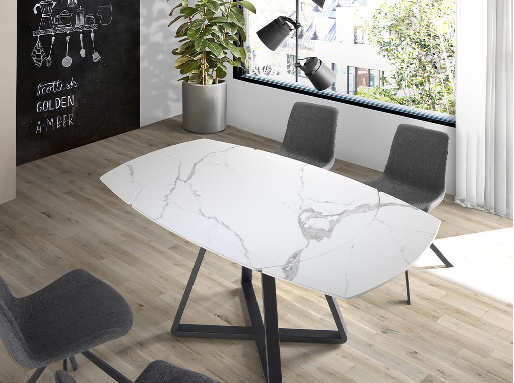 Japandi Eettafel Asaka ™ ~ Uitschuifbaar