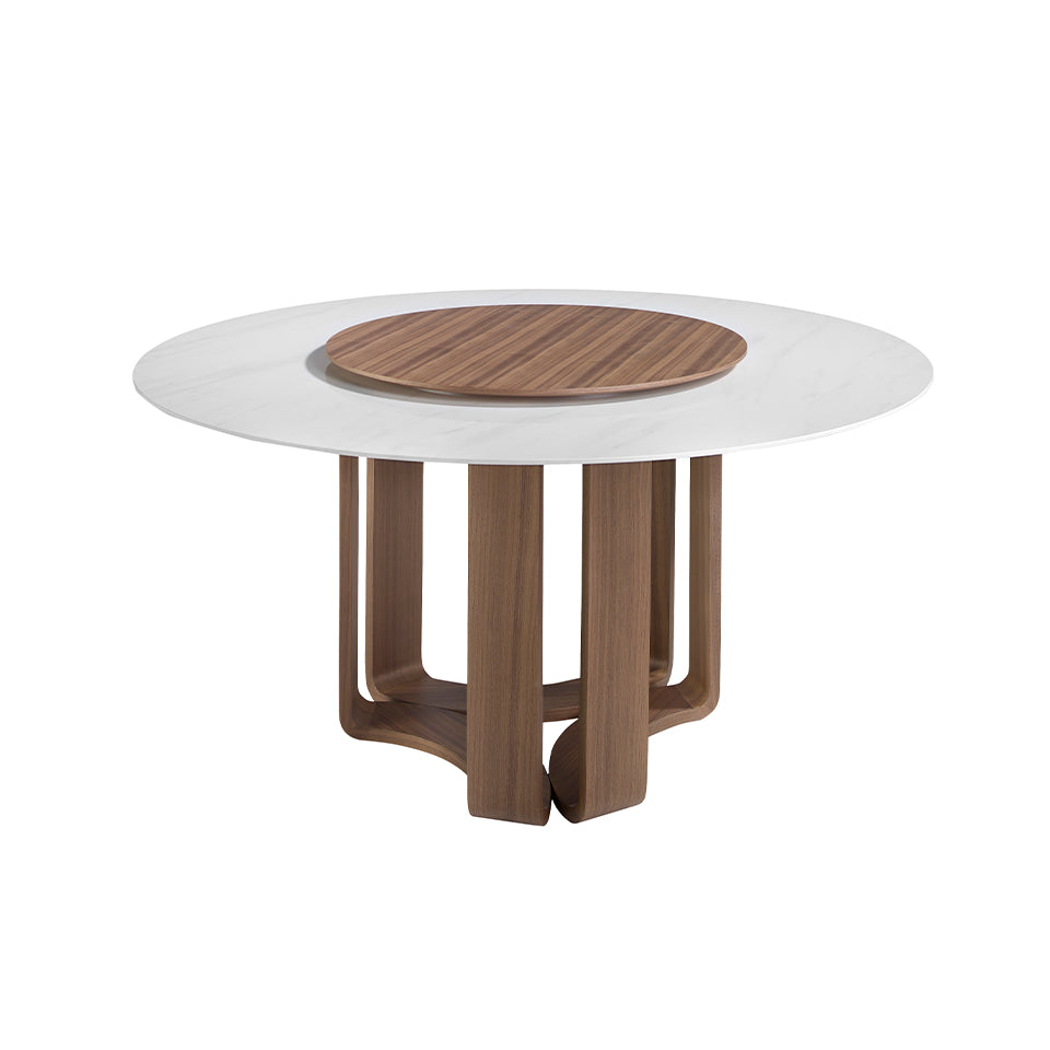 Japandi Eettafel Calacatta 150Ø ™