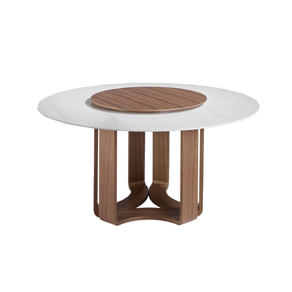 Japandi Eettafel Calacatta 150Ø ™