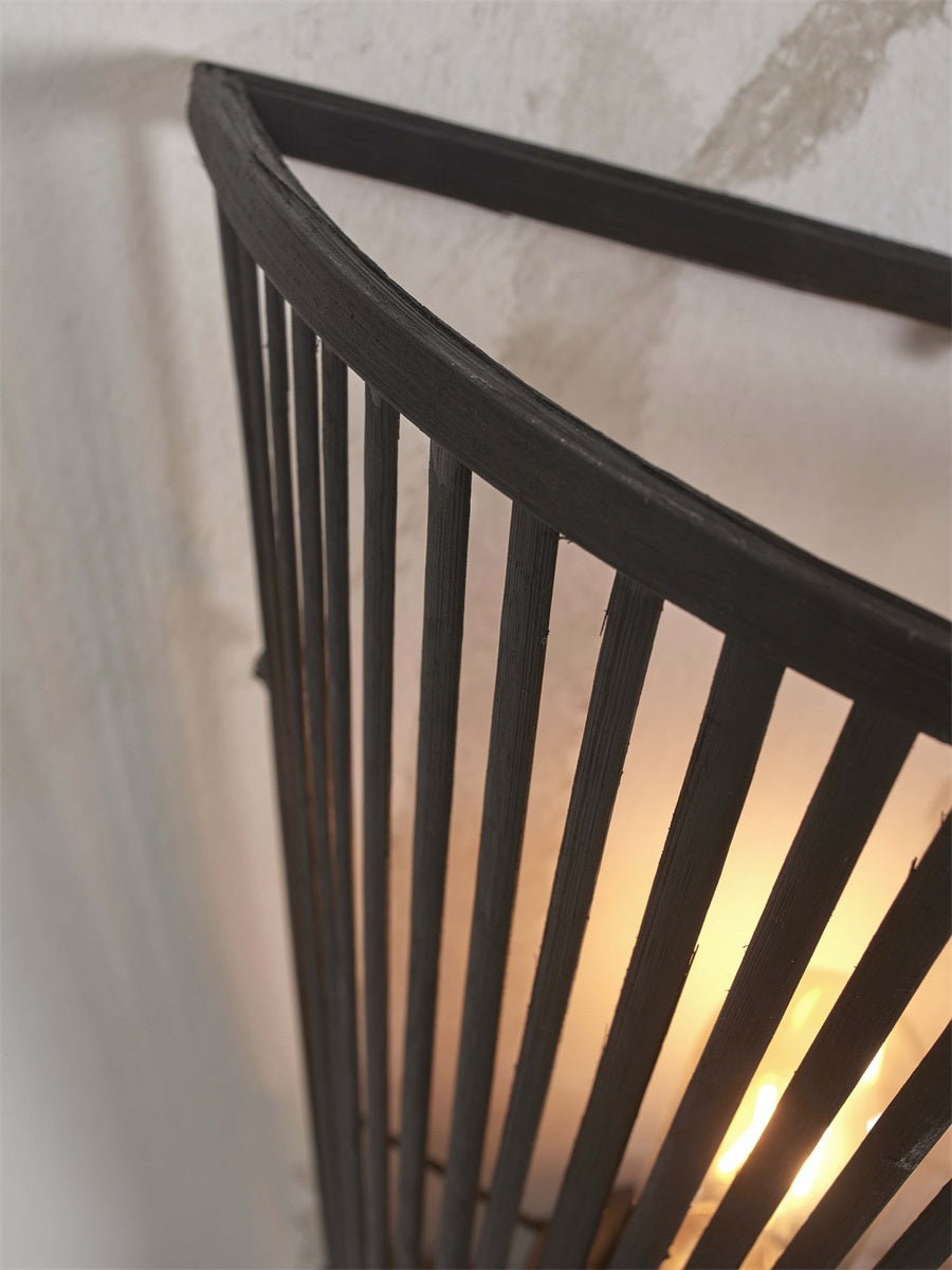 Wandlamp Merapi Zwart