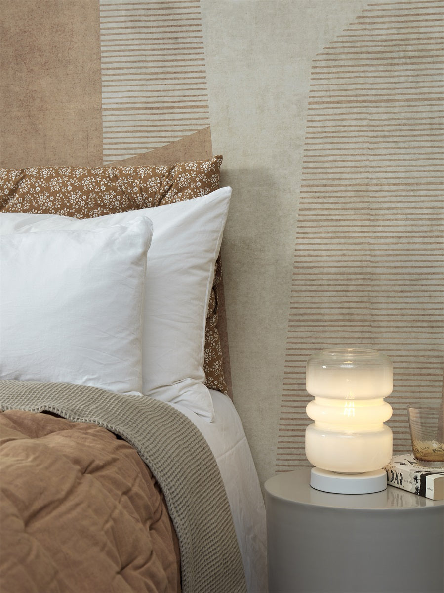 Tafellamp Verona Melkwit