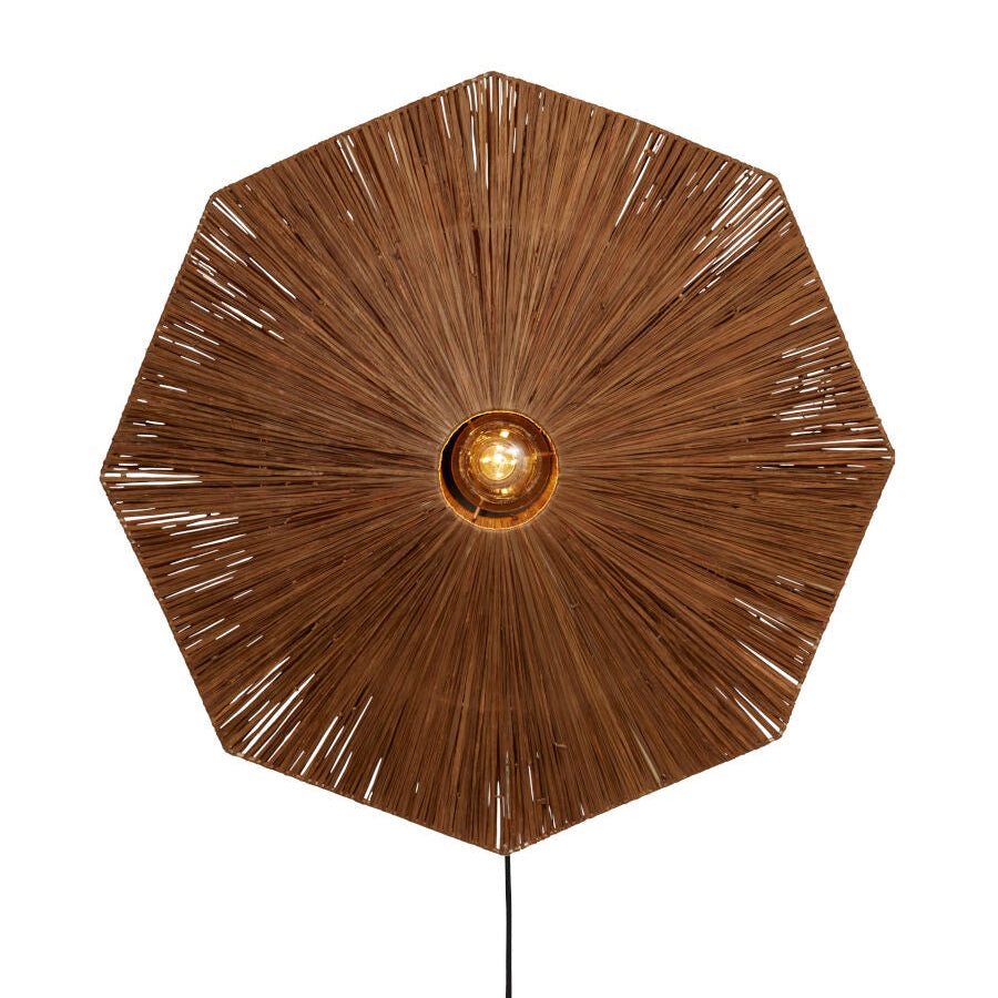 Wandlamp Panama L Bruin