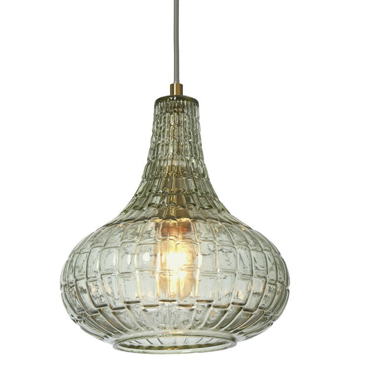 Hanglamp Venice Druppel Lichtgroen