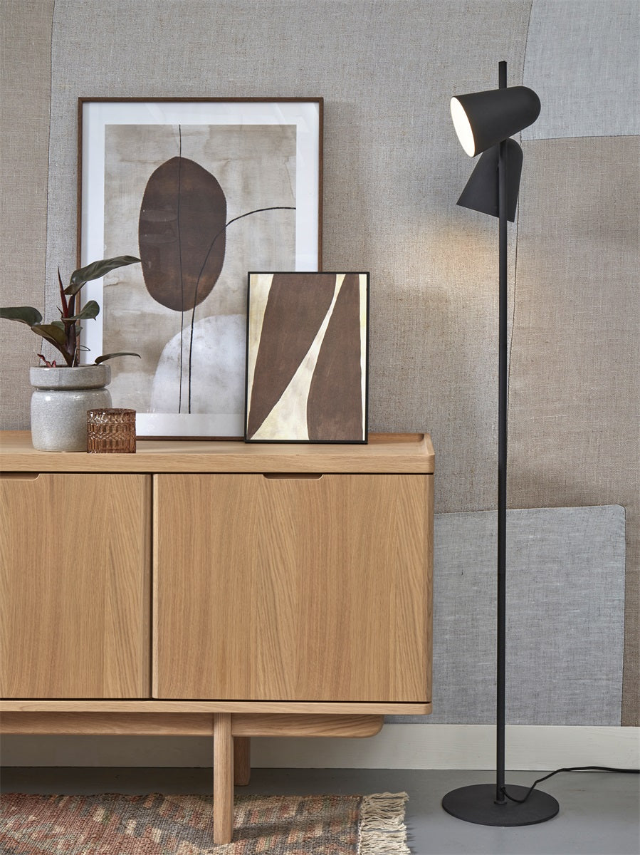 Vloerlamp Salamanca Zwart