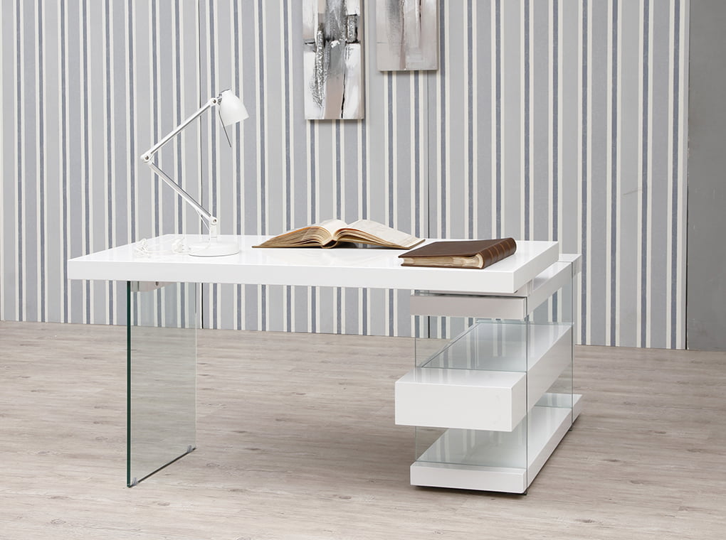 Japandi Bureau Taiwa ™ ~ Wit