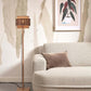 Vloerlamp Bhutan Klein Naturel 150cm