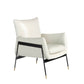 Japandi Fauteuil Kohoku ™ ~ Wit runderleer