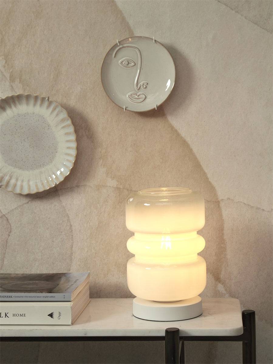 Tafellamp Verona Melkwit