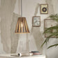 Hanglamp Merapi S Zwart/Naturel