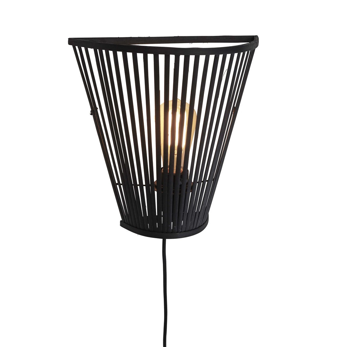 Wandlamp Merapi Zwart