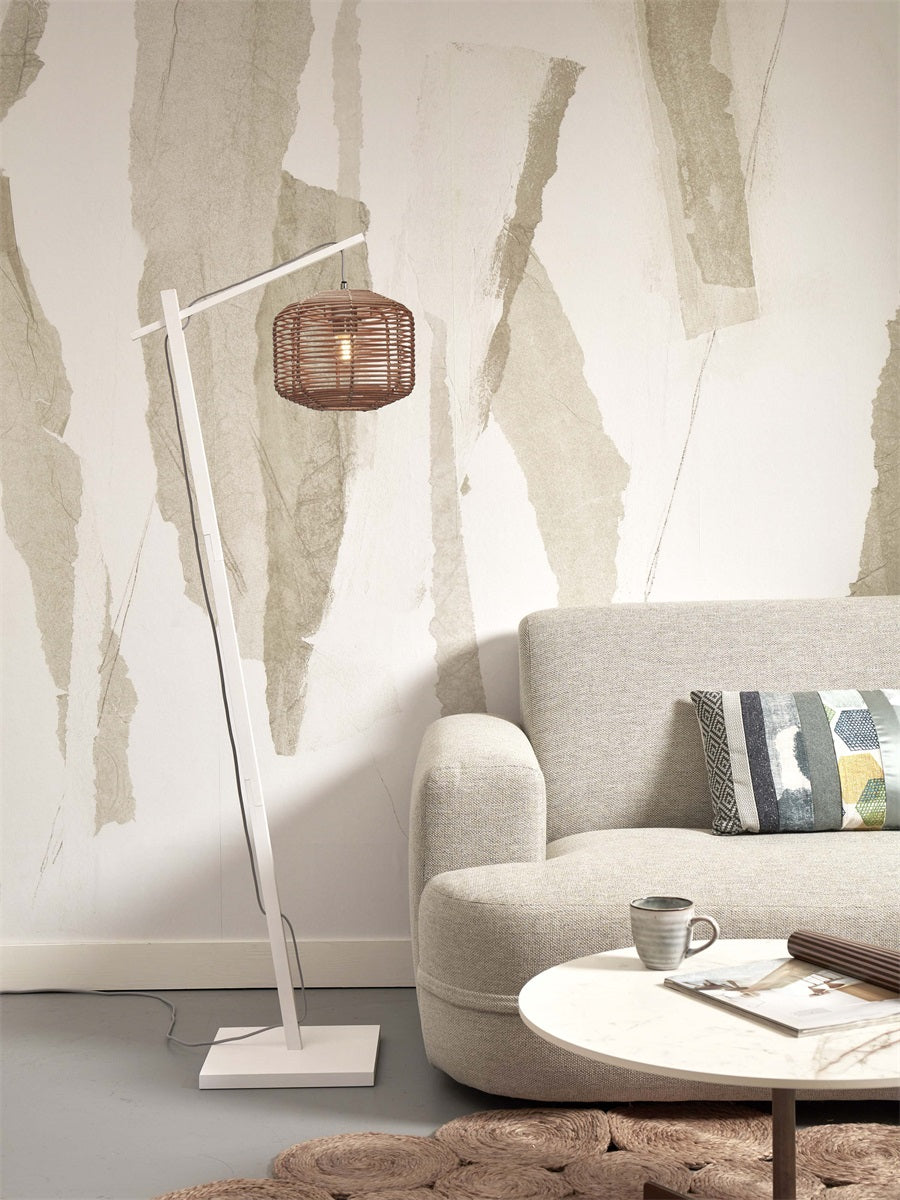 Vloerlamp Tanami Bol Wit