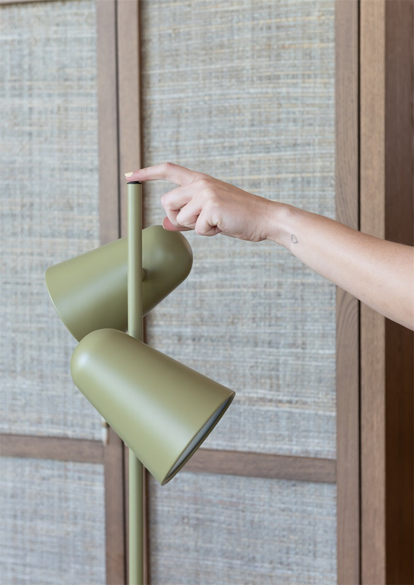 Vloerlamp Salamanca Olijfgroen