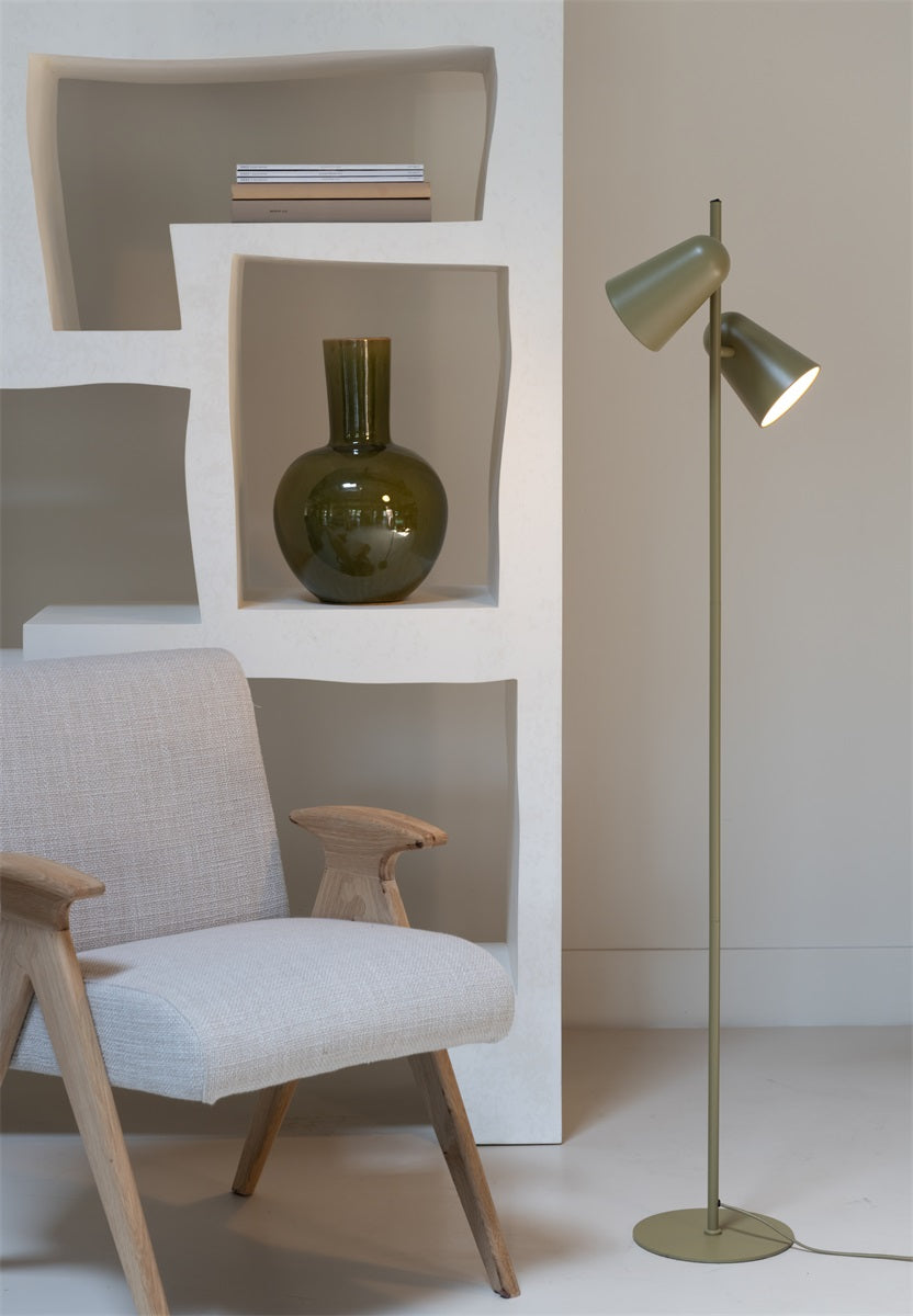 Vloerlamp Salamanca Olijfgroen