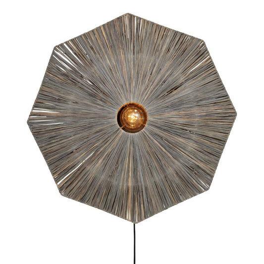 Wandlamp Panama L Grijs