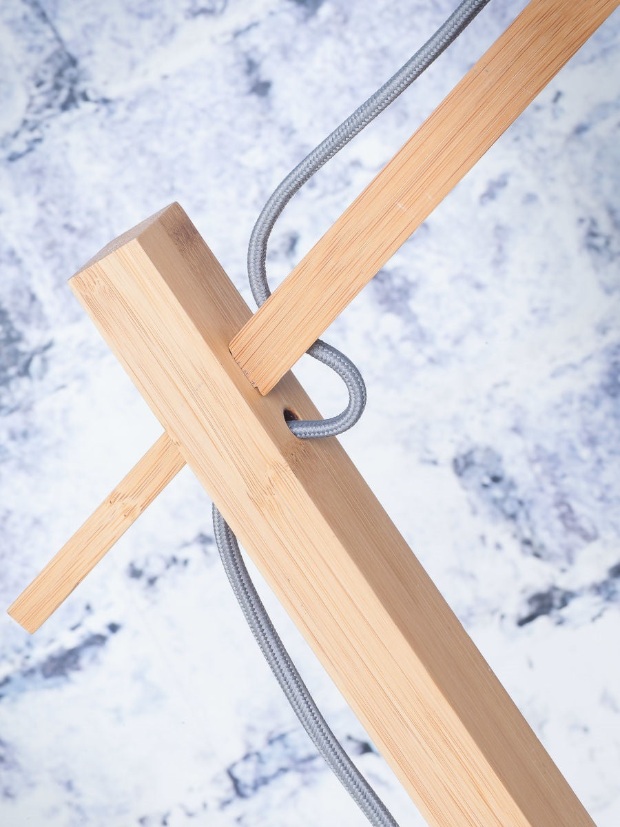 Vloerlamp Andes Naturel/Donker Linnen