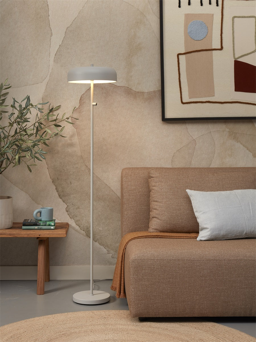 Vloerlamp Porto Lichtgrijs