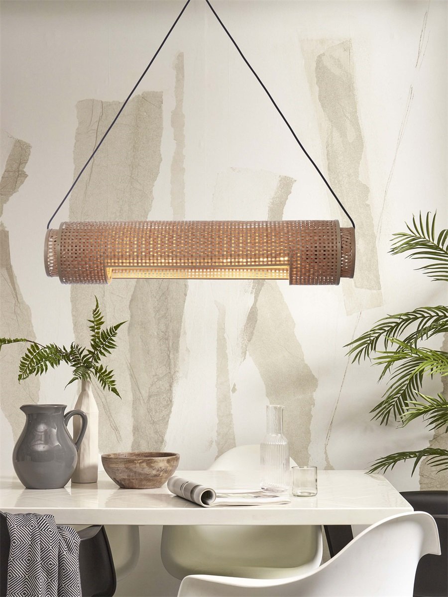Hanglamp Bhutan Cilinder Naturel