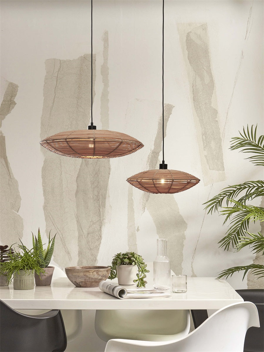 Hanglamp Tanami Schijf L Naturel