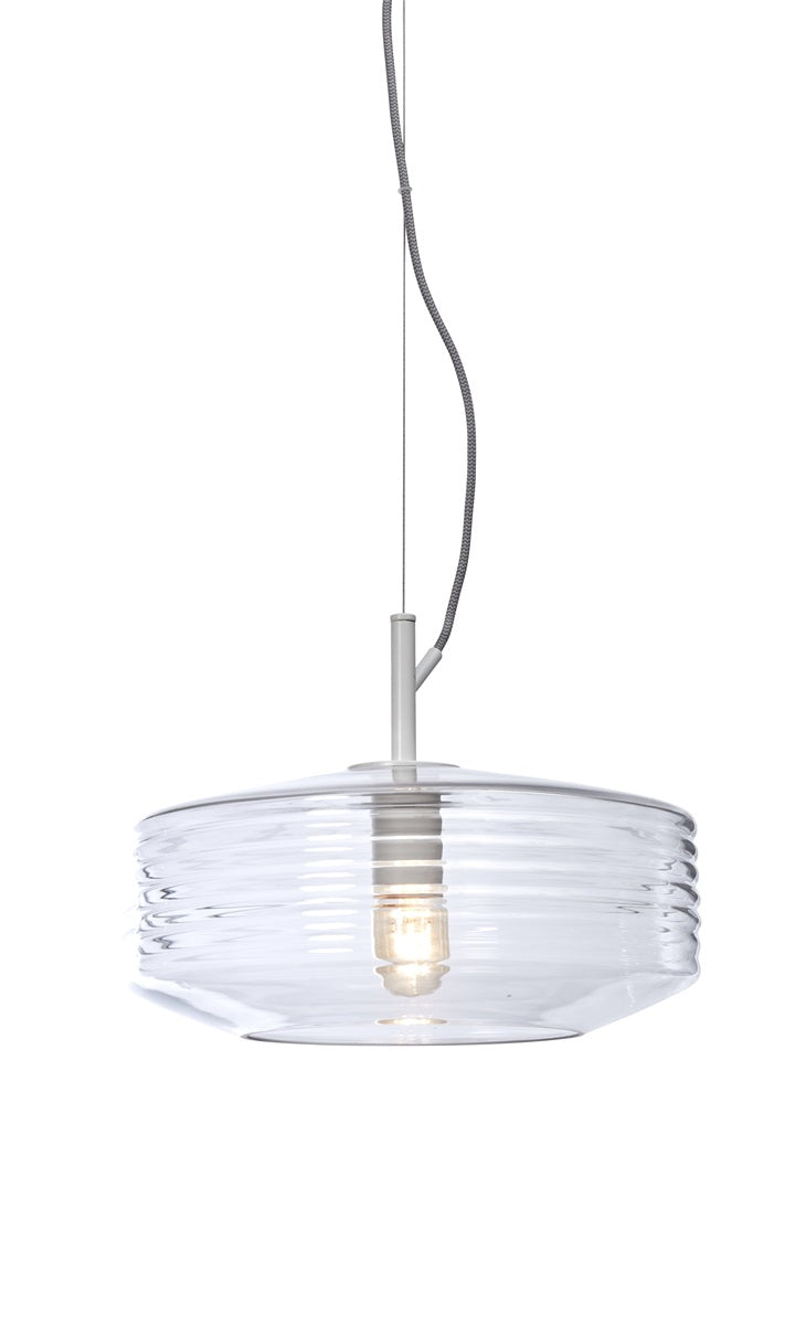 Hanglamp Verona Ribbel Transparant