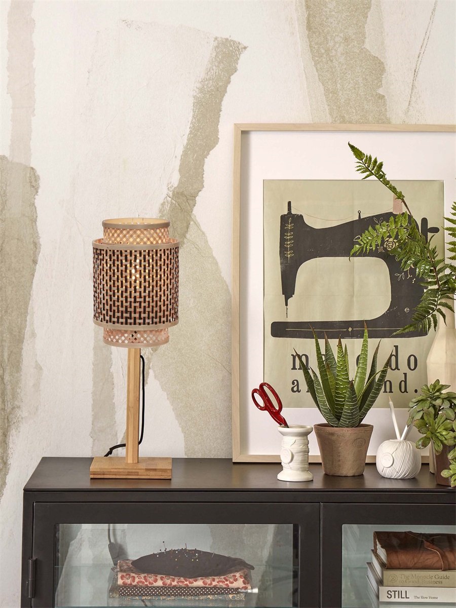 Tafellamp Bhutan Klein Naturel