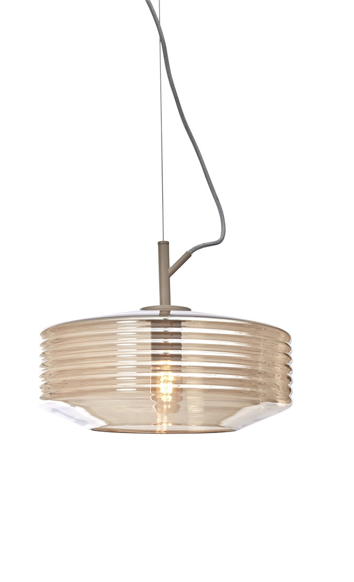 Hanglamp Verona Ribbel Amber