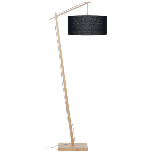 Vloerlamp Andes Naturel/Zwart
