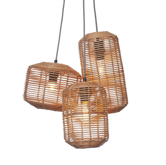 Hanglamp Tanami Set van 3 Naturel