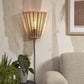 Wandlamp Merapi Zwart/Naturel