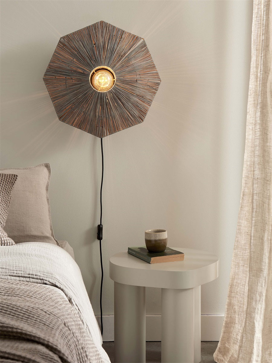 Wandlamp Panama S Grijs