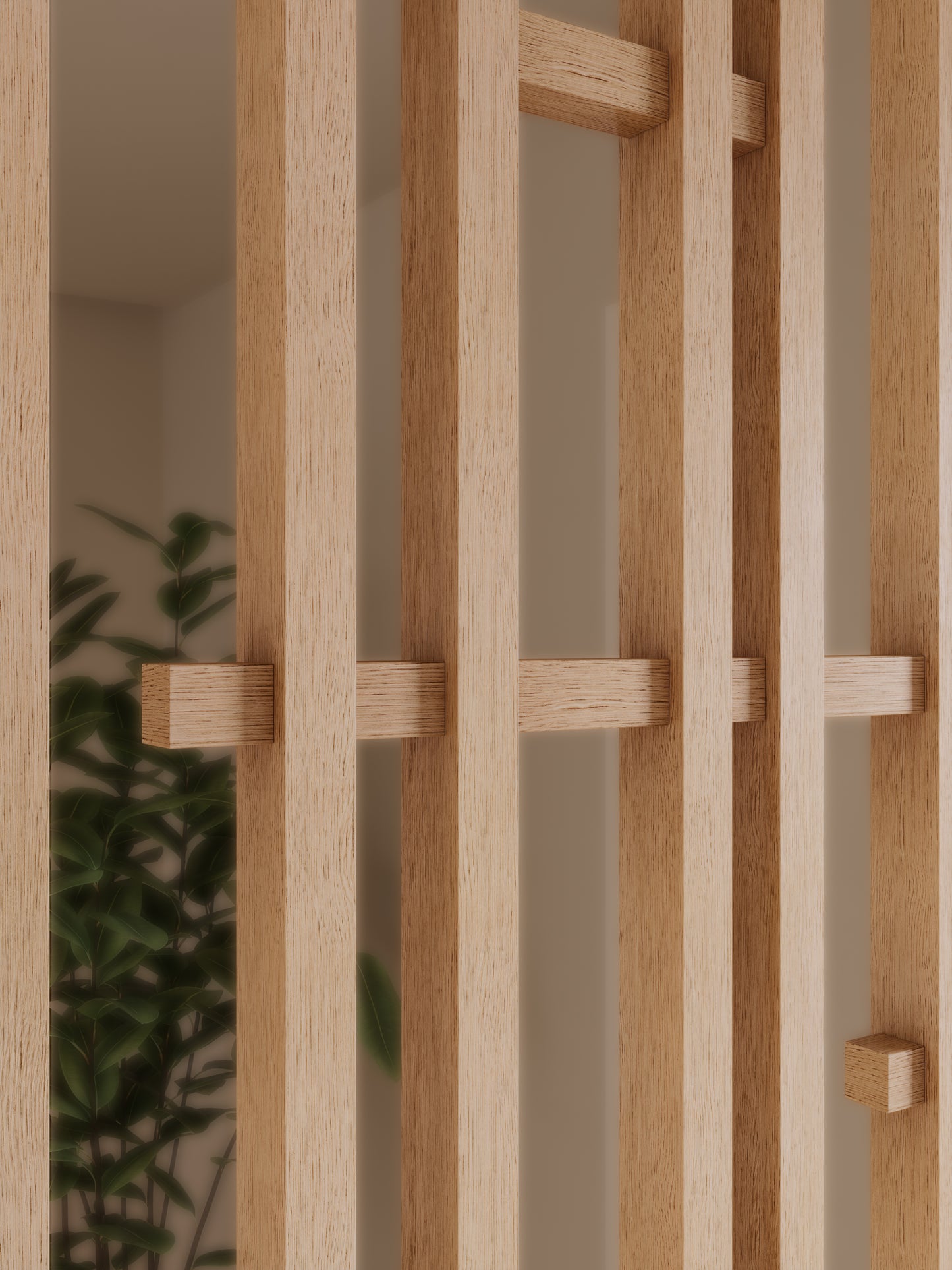Japandi Roomdivider Higashi ™  ~ Naturel