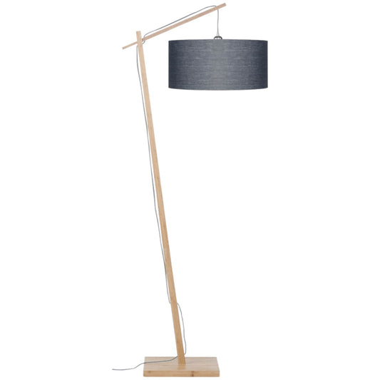 Vloerlamp Andes Naturel/Donkergrijs