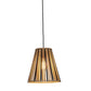 Hanglamp Merapi S Zwart/Naturel